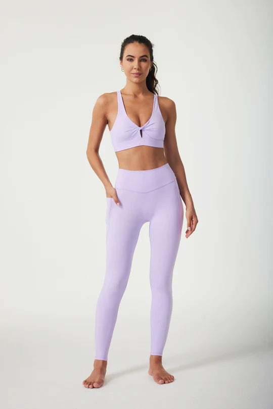 Ultra-Soft High-waisted Leggings-Lilac