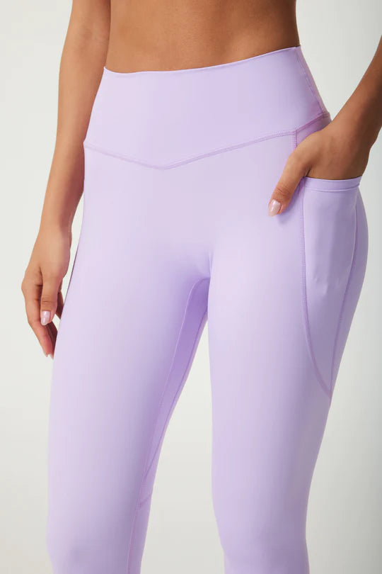 Ultra-Soft High-waisted Leggings-Lilac