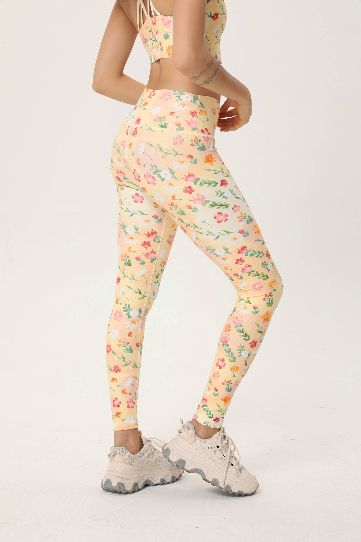 Foral Garden High-waisted Leggings